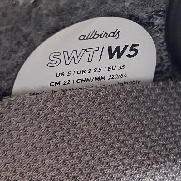 Allbirds Trail Runner SWT Running Shoes Women's 5 Hazy Beige Purple Sneakers NEW - Picture 8 of 8